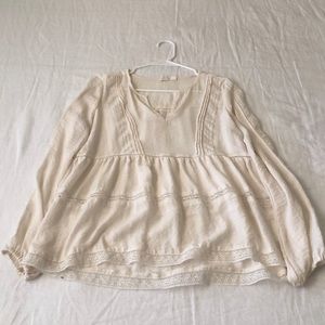 Sheer Peasant Top